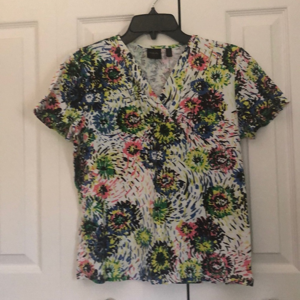 Rafaella Studio shirt with multi color designs